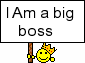 I am the big boss